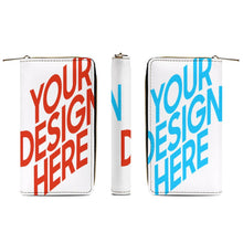 Lade das Bild in den Galerie-Viewer, Lange Brieftasche / Geldbörse (Ohne Seil) (unterschiedliche Bilder auf beiden Seiten) mit Foto selbst gestalten und bedrucken