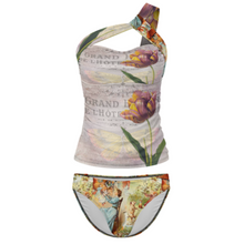 Lade das Bild in den Galerie-Viewer, 2024 NEW Sexy Multi-Image-Design Frauen Tankini Bauchkontrolle Badeanzug Set 2-teilig mit Foto Design Motiv Text selbst gestalten und bedrucken