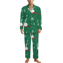 Lade das Bild in den Galerie-Viewer, Herren Pyjama Set personalisieren | Schlafanzug V-Ausschnitt & Foto