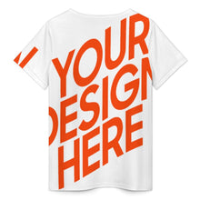 Lade das Bild in den Galerie-Viewer, Einzelbild-Design Damen / Frauen Kurzarm T-Shirt YXV mit Foto Design Motiv Text selbst gestalten und bedrucken (Simple Design)