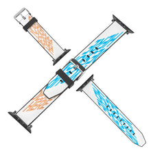 Lade das Bild in den Galerie-Viewer, Hochwertiges PU Leder Armband für Apple iWatch Armbanduhr mit Foto selbst gestalten und bedrucken