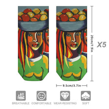 Lade das Bild in den Galerie-Viewer, Socken mit Foto bedrucken (5er Pack) | Personalisierte Kurzsocken