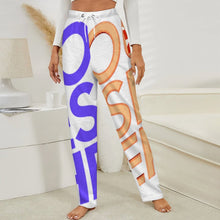 Lade das Bild in den Galerie-Viewer, Multi-Image-Design Damen / Frauen Plüschiger lockerer Zuhause Pyjamahose LM072 mit Foto Design Motiv Text selbst gestalten und bedrucken