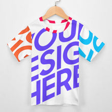 Lade das Bild in den Galerie-Viewer, Voll Druck Reiner Baumwolle Kinder T-Shirt ET mit Foto Design Motiv Text selbst gestalten und bedrucken
