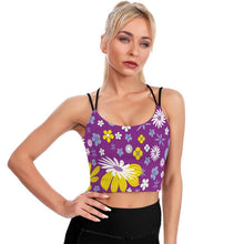 Lade das Bild in den Galerie-Viewer, Damen Yoga Top mit Foto | Sport BH Crop Top selbst gestalten