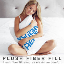 Lade das Bild in den Galerie-Viewer, Polyester Kissenbezug Kissenhülle beidseitig bedruckt (vertikale Version) (Doppelseitig verschiedene Bilder) mit Foto Muster Text selbst gestalten und bedrucken