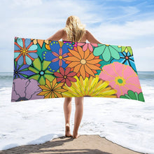 Lade das Bild in den Galerie-Viewer, Großes Strandtuch mit Foto 160x80cm | Personalisiertes Badetuch