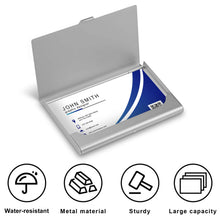 Lade das Bild in den Galerie-Viewer, Visitenkartenetui personalisieren | Etui aus Aluminium mit Gravur