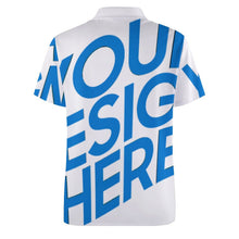 Lade das Bild in den Galerie-Viewer, Einzelbilddruck Sommer Ice Silk Polo T-Shirt Herren / Männer B612 mit Fotos Muster Text Logo selbst gestalten und bedrucken