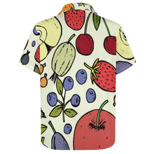 Lade das Bild in den Galerie-Viewer, Damen Bluse mit individuellem Druck – Kurzarm mit Reverskragen