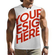 Lade das Bild in den Galerie-Viewer, Multi-Image-Druck Männer / Herren Tanktop Ärmelloses T-Shirt A66K mit Fotos Muster Text Logo selbst gestalten und bedrucken