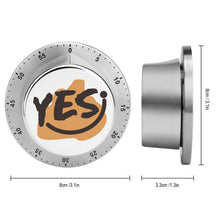 Lade das Bild in den Galerie-Viewer, Magnetischer Küchentimer Edelstahl Personalisierbar | Mechanisch