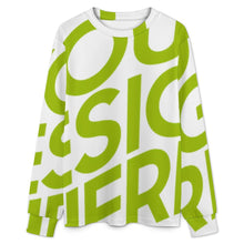 Lade das Bild in den Galerie-Viewer, Einzelbilddruck Kinder Rundhalsausschnitt Langarm Pyjama-Set LM126 mit Foto Text Personalisiertes