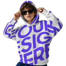 Lade das Bild in den Galerie-Viewer, Einzelbild-Design Kinder Kapuzensweatshirt Hoodie SDS127 mit Foto Design Motiv Text selbst gestalten und bedrucken