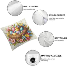 Lade das Bild in den Galerie-Viewer, Personalisierte Kissenbezug mit Foto Selbst Gestalten & Bedrucken Ostern