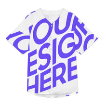 Lade das Bild in den Galerie-Viewer, Einzelbild-Design Herren / Männer TSYX Baseballshirt mit kurzen Ärmeln und Knopfleiste mit Foto Design Motiv Text selbst gestalten und bedrucken (Simple Design)