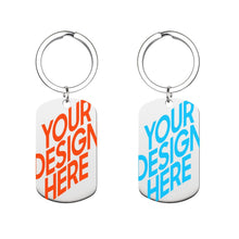 Lade das Bild in den Galerie-Viewer, Schlüsselanhänger aus Metall (Doppelseitig verschiedene Bilder) selbst gestalten und bedrucken