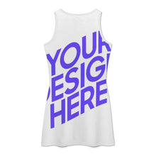 Lade das Bild in den Galerie-Viewer, Damen / Frauen Off-Shoulder-Kleid Sommer Strandkleid Tank Kleid Ärmellos Kurz APQ mit Foto Design Motiv Text selbst gestalten und bedrucken (Simple Design)