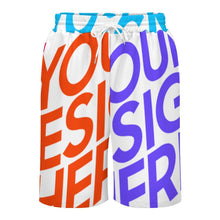 Lade das Bild in den Galerie-Viewer, Multi-Image-Design Herren / Männer Kurze Jogginghose LM133 mit Foto Design Motiv Text selbst gestalten und bedrucken