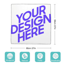 Lade das Bild in den Galerie-Viewer, NZ215 Multifunktionstuch Seidenschal Halsschal Halstuch Kopftuch mit Foto selbst gestalten und bedrucken