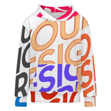 Lade das Bild in den Galerie-Viewer, Multi-Image-Design Kinder Kapuzensweatshirt Hoodie SDS127 mit Foto Design Motiv Text selbst gestalten und bedrucken