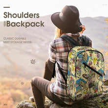 Lade das Bild in den Galerie-Viewer, Rucksack mit Laptopfach personalisiert | 300D Polyester Schulrucksack