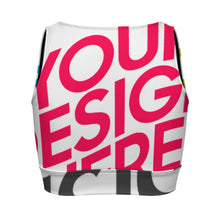 Lade das Bild in den Galerie-Viewer, Multi-Image-Druck Sport Yoga Reißverschluss Bra Top Damen / Frauen SDS2007 selbst gestalten und bedrucken
