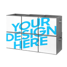 Lade das Bild in den Galerie-Viewer, Faltbare Aufbewahrungsbehälter / Aufbewahrungsbox aus Oxford-Gewebe (Kombinationsmodell) mit Foto Text selbst gestalten und bedrucken