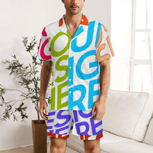 Lade das Bild in den Galerie-Viewer, Multi-Image-Druck Herren Kurzärmliges Pyjama 2-tgl. Set LM135 mit Foto selbst gestalten und bedrucken