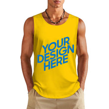 Lade das Bild in den Galerie-Viewer, Herren / Männer Mehrfarbige Weste BX (beidseitiger Druck) aus reiner Baumwolle in europäischer Größe mit Foto Design Motiv Text selbst gestalten und bedrucken