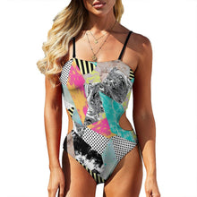 Lade das Bild in den Galerie-Viewer, Damen Monokini Cut-Out | Sexy Einteiler mit Schnürung | Custom Print