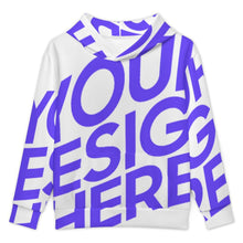 Lade das Bild in den Galerie-Viewer, Einzelbild-Design Kinder Kapuzensweatshirt Hoodie SDS127 mit Foto Design Motiv Text selbst gestalten und bedrucken