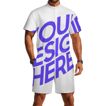 Lade das Bild in den Galerie-Viewer, Einzelbilddruck Kurzärmliger Jumpsuit LM427 für Männer / Herren mit Foto Text selbst gestalten und bedrucken