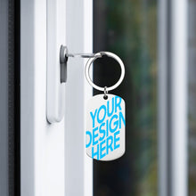 Lade das Bild in den Galerie-Viewer, Schlüsselanhänger aus Metall (gleiches Bild) selbst gestalten und bedrucken