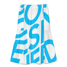 Lade das Bild in den Galerie-Viewer, Einzelbild-Design Damen / Frauen Halblanger Rock B13Q mit Foto Design Motiv Text selbst gestalten und bedrucken (Simple Design)