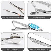 Lade das Bild in den Galerie-Viewer, Einzelbilddruck Krawattenklammern (ein Paar) selbst gestalten und bedrucken