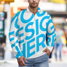 Lade das Bild in den Galerie-Viewer, Einzelbild-Design Herren / Männer Pullunder Sport POLO Shirt LM111 mit Foto Design Motiv Text selbst gestalten und bedrucken