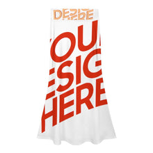 Lade das Bild in den Galerie-Viewer, Multi-Image-Design Damen / Frauen Langer Rock mit hoher Taille GM mit Foto Design Motiv Text selbst gestalten und bedrucken (Simple Design)
