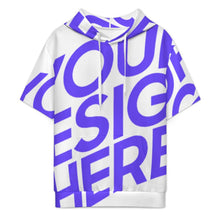 Lade das Bild in den Galerie-Viewer, Unisex Kurzarm Hoodie LM250 mit Foto Design Motiv Text selbst gestalten und bedrucken