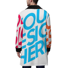 Lade das Bild in den Galerie-Viewer, Multi-Image-Druck Herren / Männer Zweireiher Trenchcoat mit Anzugkragen MWL510 mit Foto Design Motiv Text selbst gestalten und bedrucken