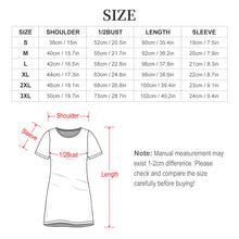 Lade das Bild in den Galerie-Viewer, Damen / Frauen Lockeres Kurzarm Pyjama Nachthemd LM413 mit Fotos Muster Text Logo selbst gestalten und bedrucken