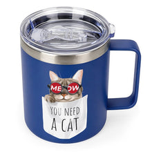 Lade das Bild in den Galerie-Viewer, Personalisierte Edelstahl-Tasse 355ml mit doppelseitigem Druck