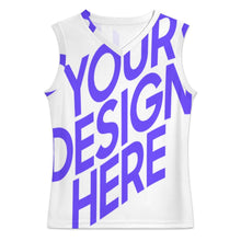 Lade das Bild in den Galerie-Viewer, Einzelbild-Design Herren / Männer Basketball Weste mit V-Ausschnitt TK mit Foto Design Motiv Text selbst gestalten und bedrucken