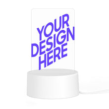 Lade das Bild in den Galerie-Viewer, Nachtlicht aus Acryl (Sockel aus Kunststoff) selbst gestalten und bedrucken