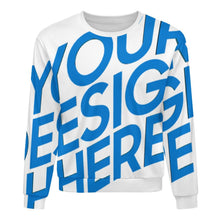 Lade das Bild in den Galerie-Viewer, Einzelbild-Design Herren / Männer Langärmeliges Pullover Sweatshirt C20H mit Foto Design Motiv Text selbst gestalten und bedrucken