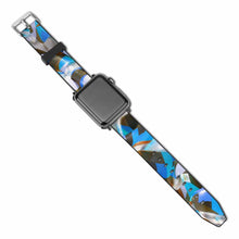 Lade das Bild in den Galerie-Viewer, PU Leder Smartwatch-Armband Ersatzarmband 38mm/40mm 42mm/44mm für iWatch Apple Watch Positive Gestaltung mit Fotos Muster Text Logo selbst gestalten und bedrucken