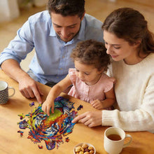 Lade das Bild in den Galerie-Viewer, Unregelmäßiges Holzpuzzles (Tigerkopfform) JJ0533028 mit Fotos Muster Text selbst gestalten und bedrucken