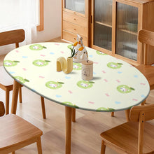 Lade das Bild in den Galerie-Viewer, Ovale Tischdecke Wachstuch JJ05191097 mit Foto Design Motiv Text selbst gestalten und bedrucken