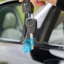 Lade das Bild in den Galerie-Viewer, Schlüsselanhänger aus Acryl (einseitiger Druck) mit Foto Design Motiv Text selbst gestalten und bedrucken