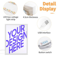 Lade das Bild in den Galerie-Viewer, Spiegel Nachtlicht selbst gestalten und bedrucken